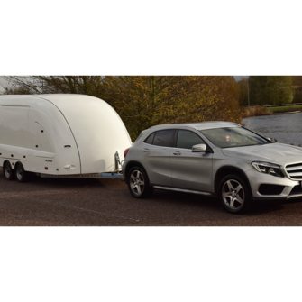 Woodford RL 5000 - Lukket trailer - 2.600 kg - Smal model - 2 aksler